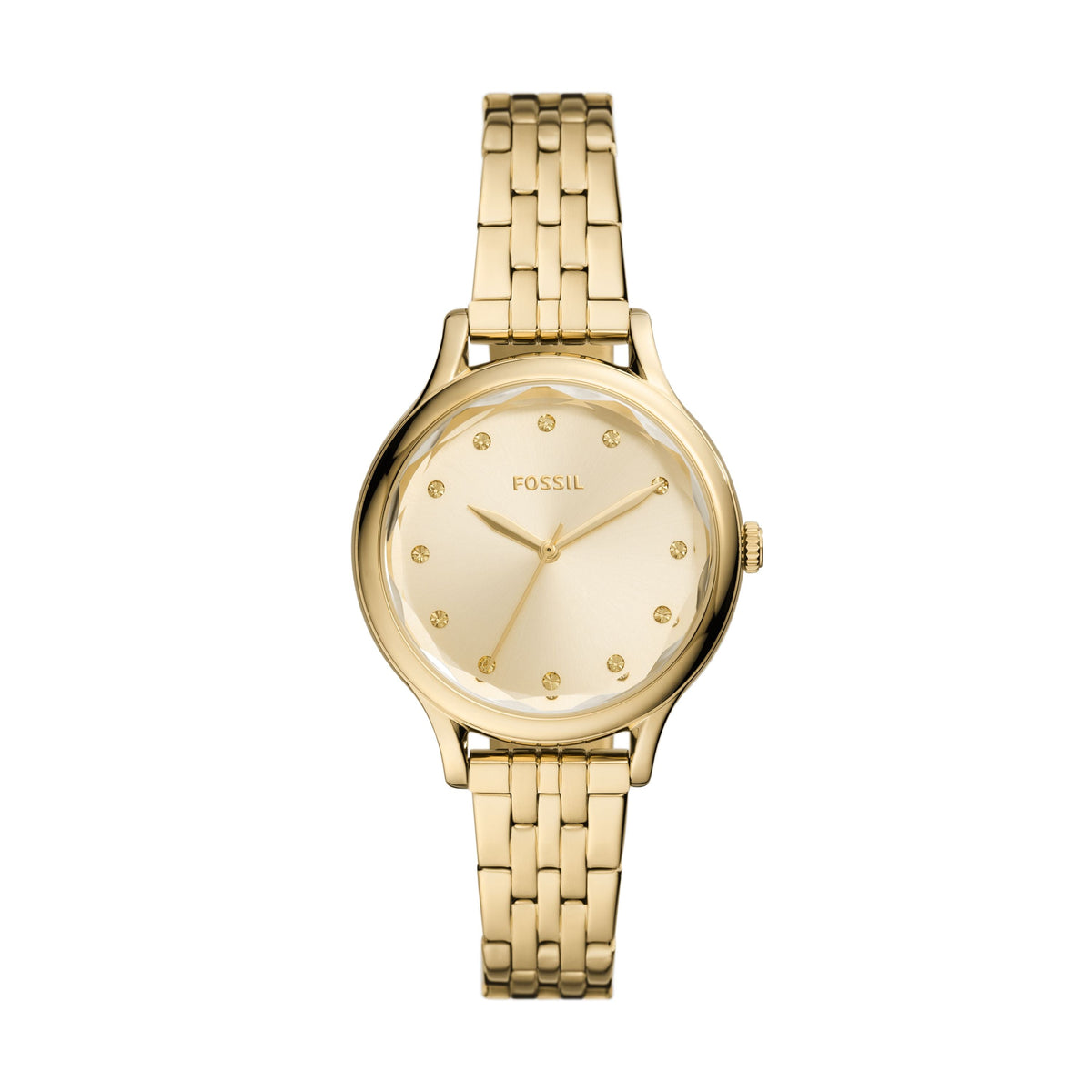 Fossil Outlet Women's Laney Three-Hand, Gold-Tone Stainless Steel Watch